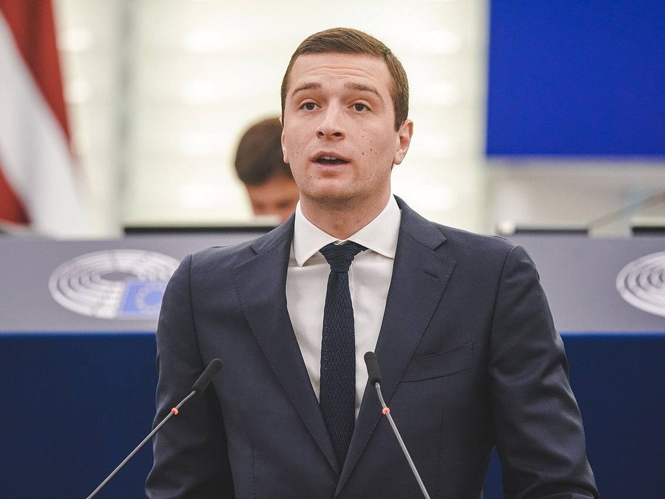 Jordan Bardella au Parlement européen