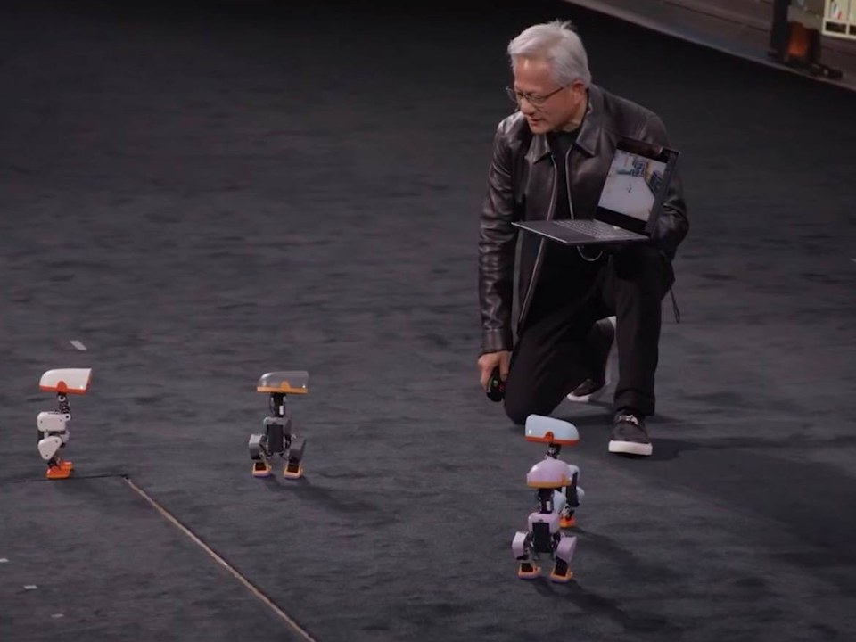 Nvidia dévoile ses robots du futur à Berlin